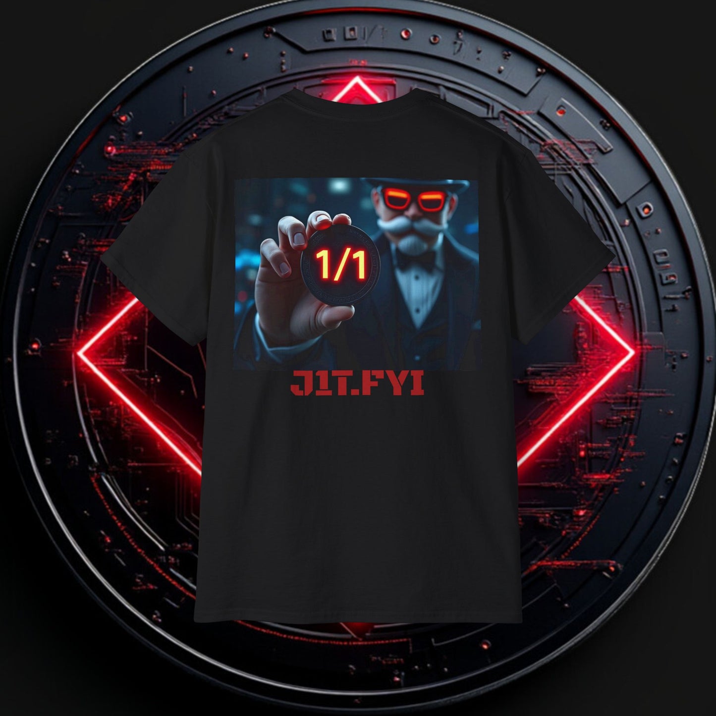 OG J1T.FYI Red, Black & White T-Shirt
