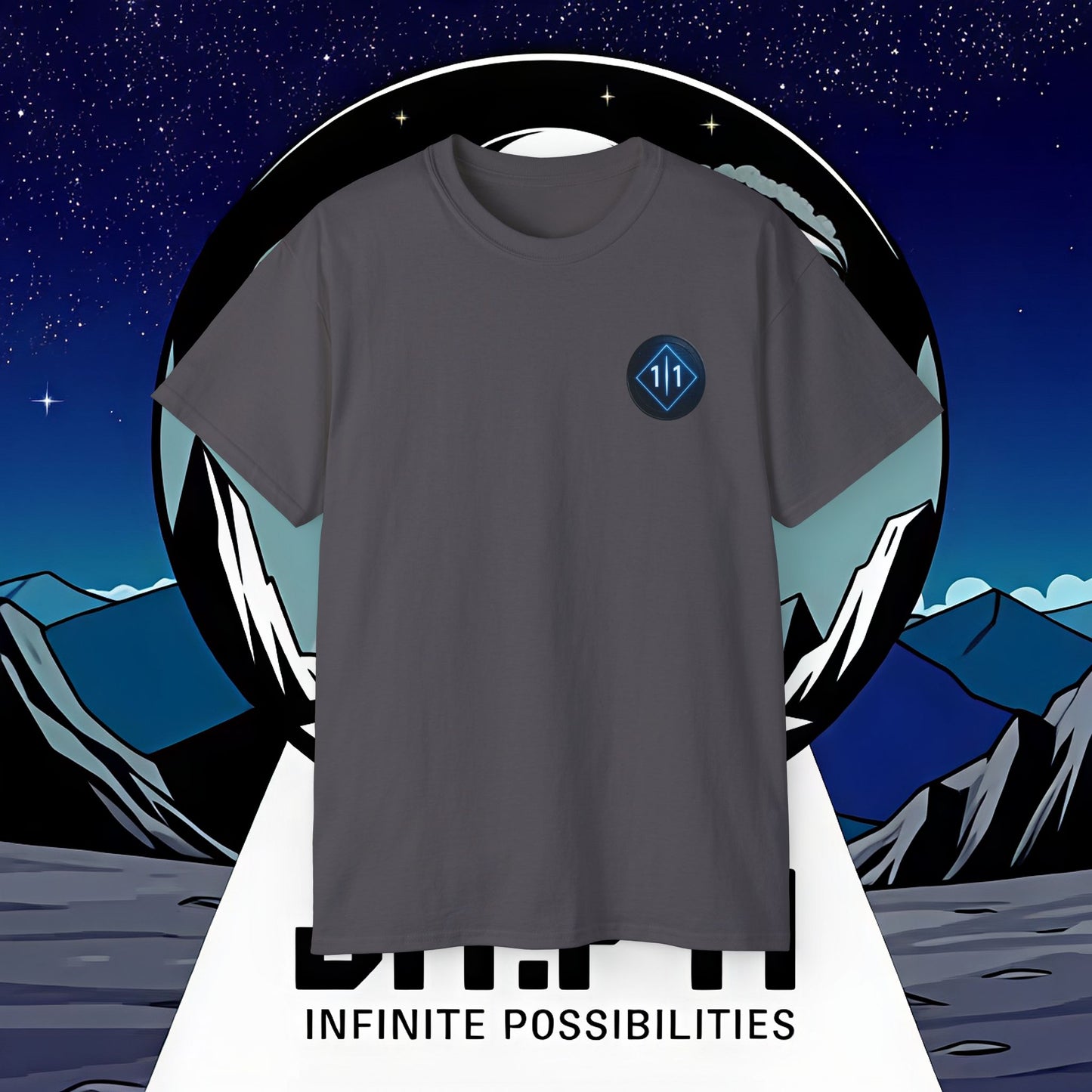 J1T.FYI Infinite Possibilities Astronaut T-Shirt
