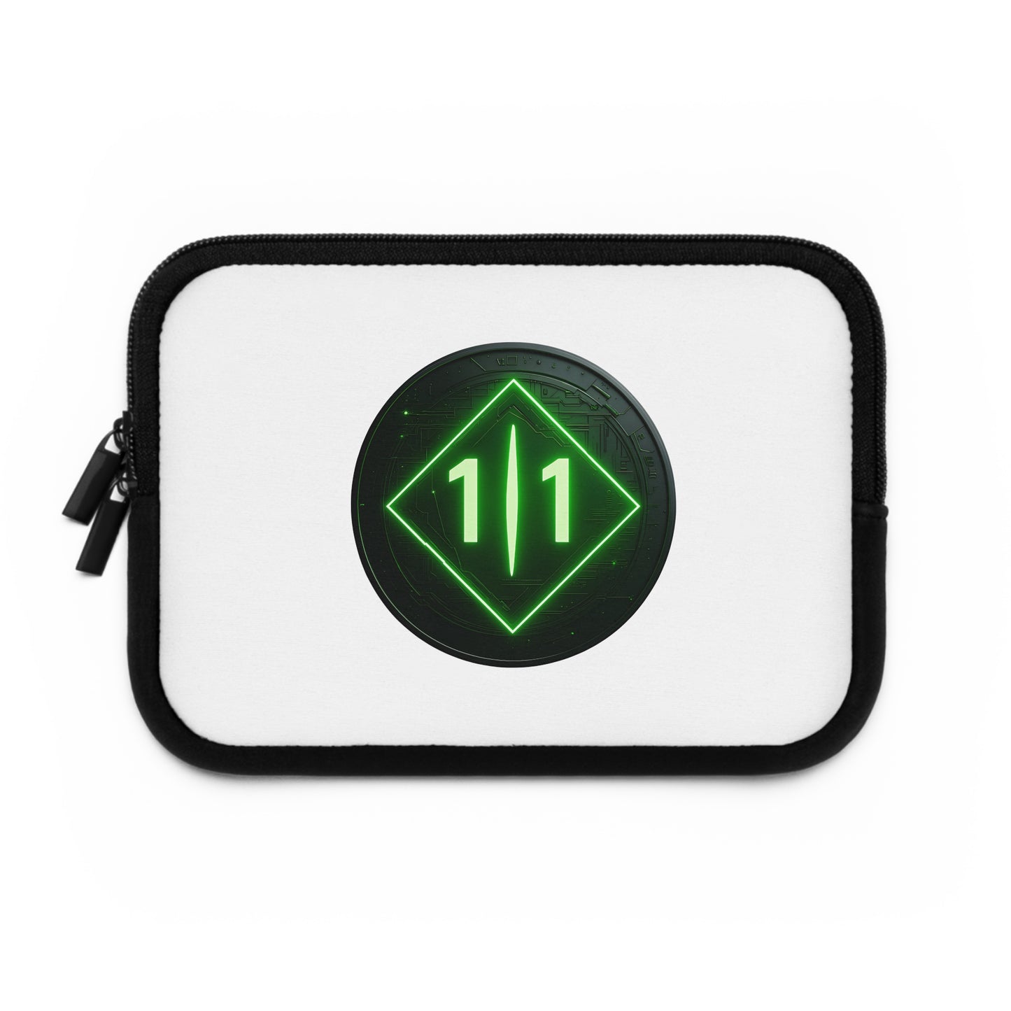 J1T.FYI Futuristic Laptop Sleeve with O.G Green LOGO