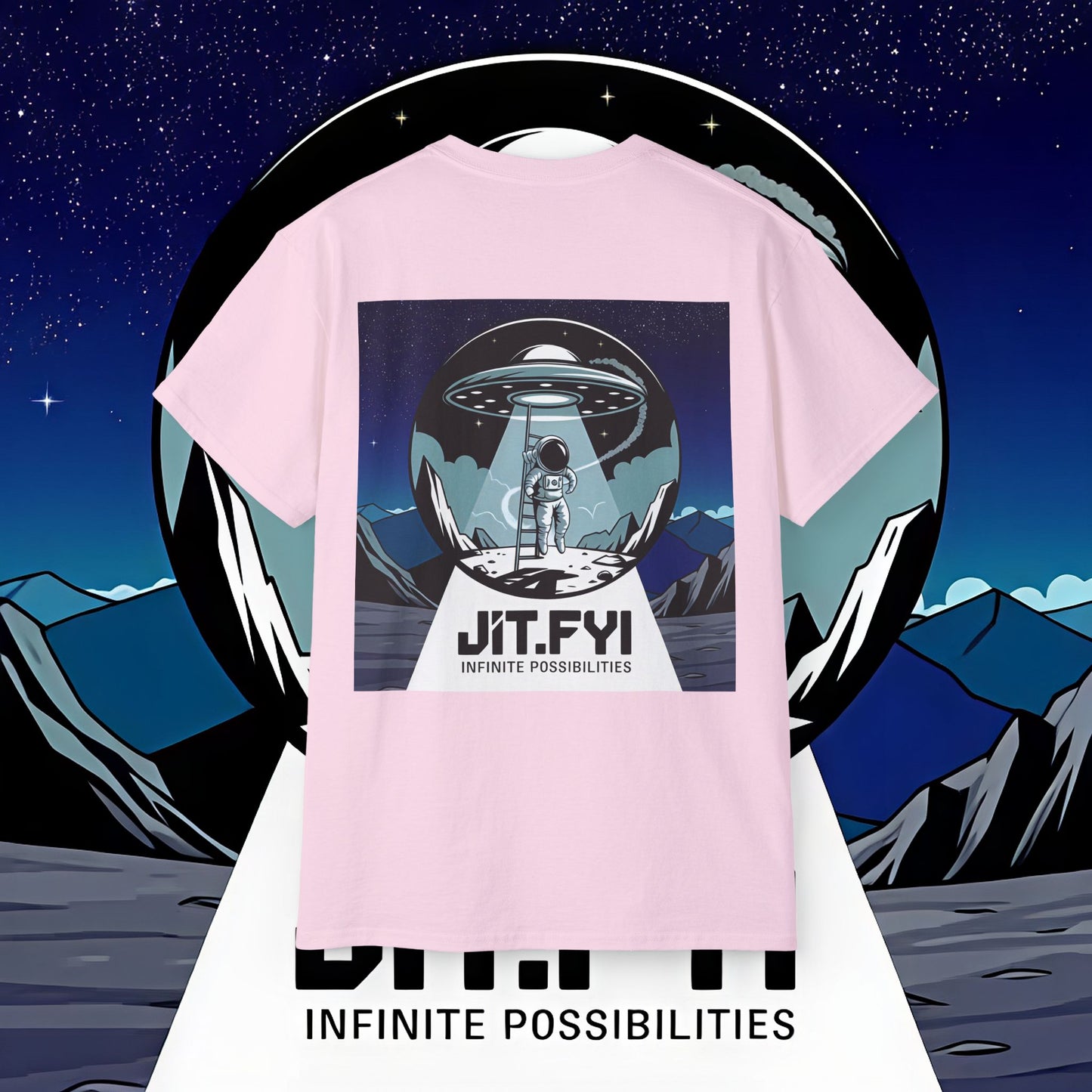 J1T.FYI Infinite Possibilities Astronaut T-Shirt