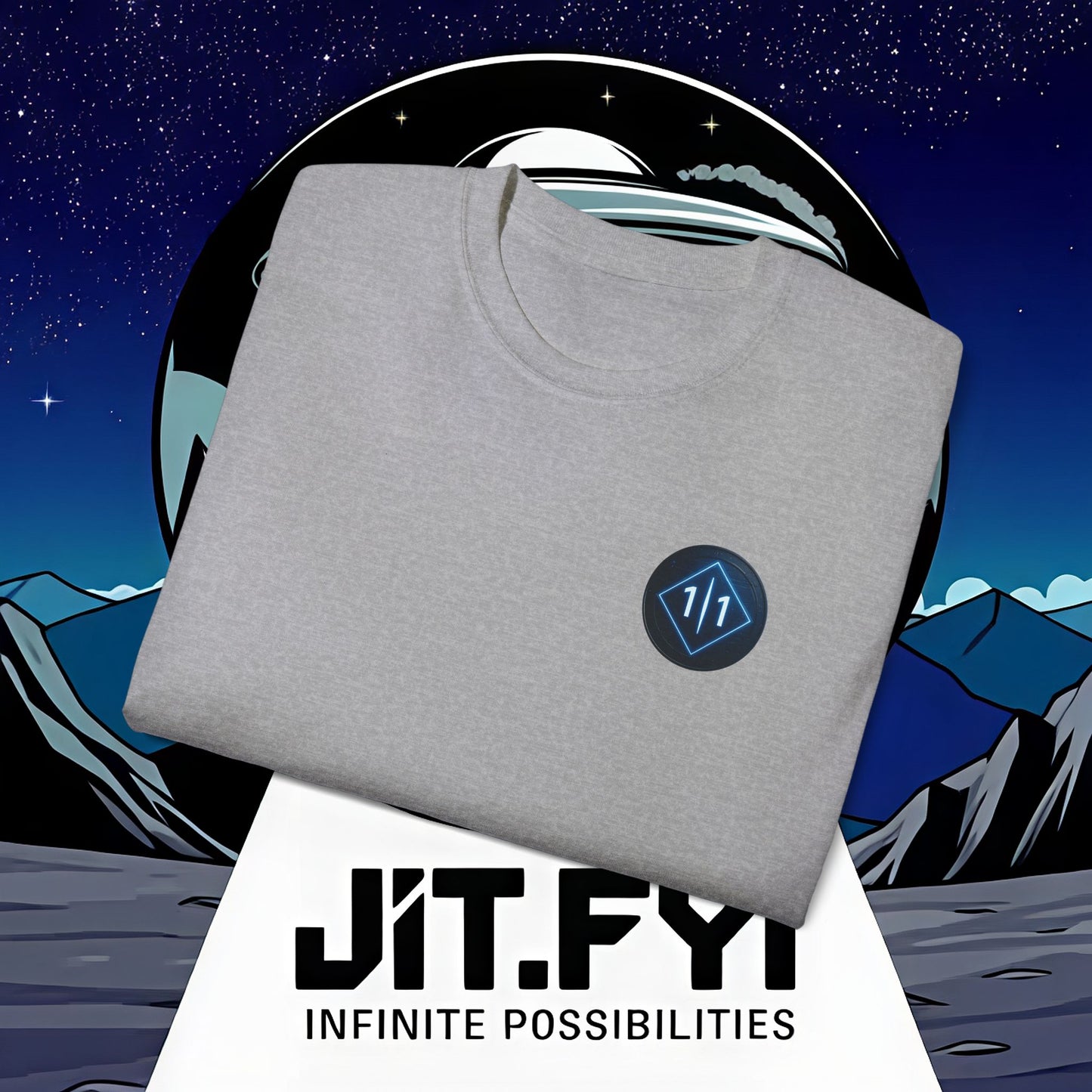 J1T.FYI Infinite Possibilities Astronaut T-Shirt