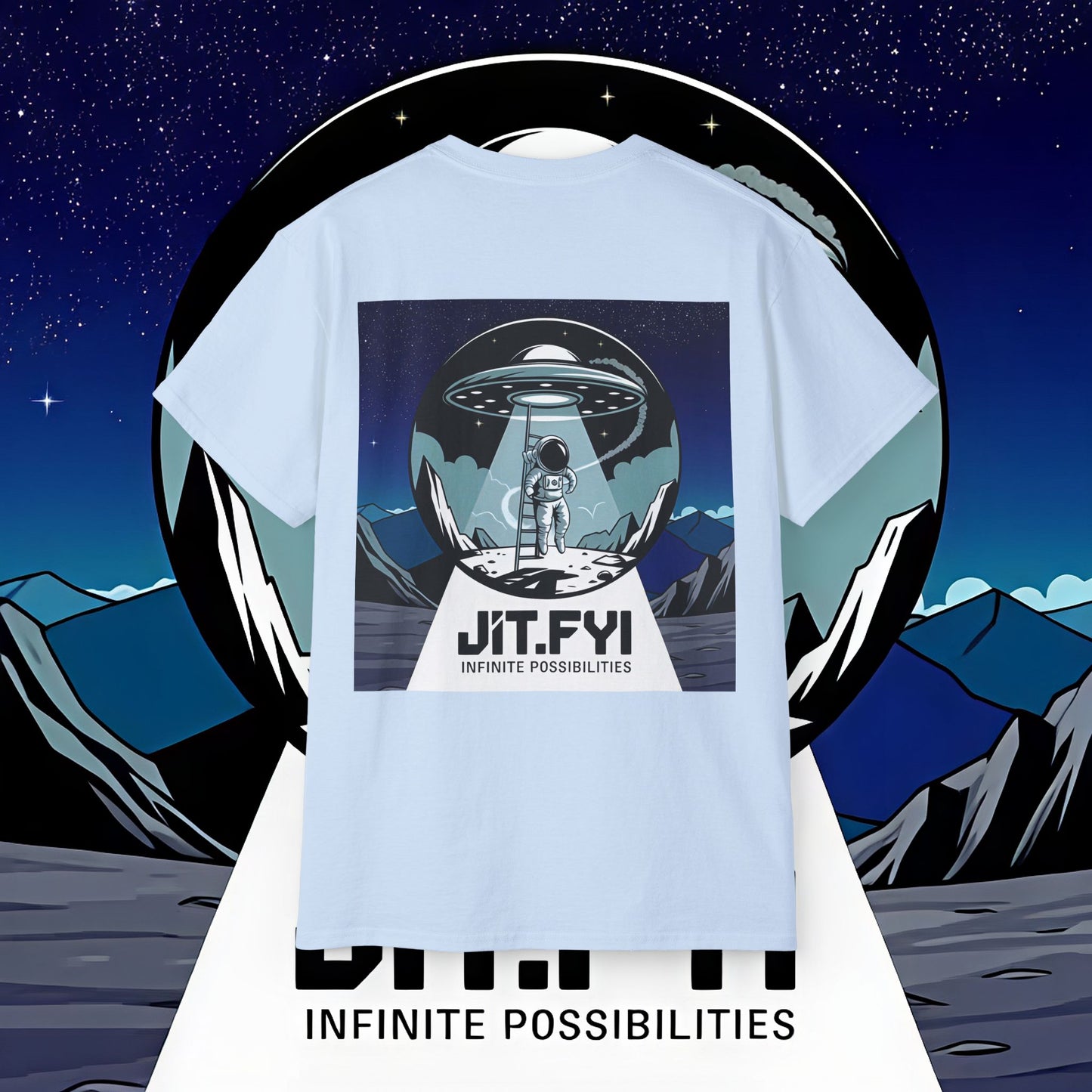 J1T.FYI Infinite Possibilities Astronaut T-Shirt