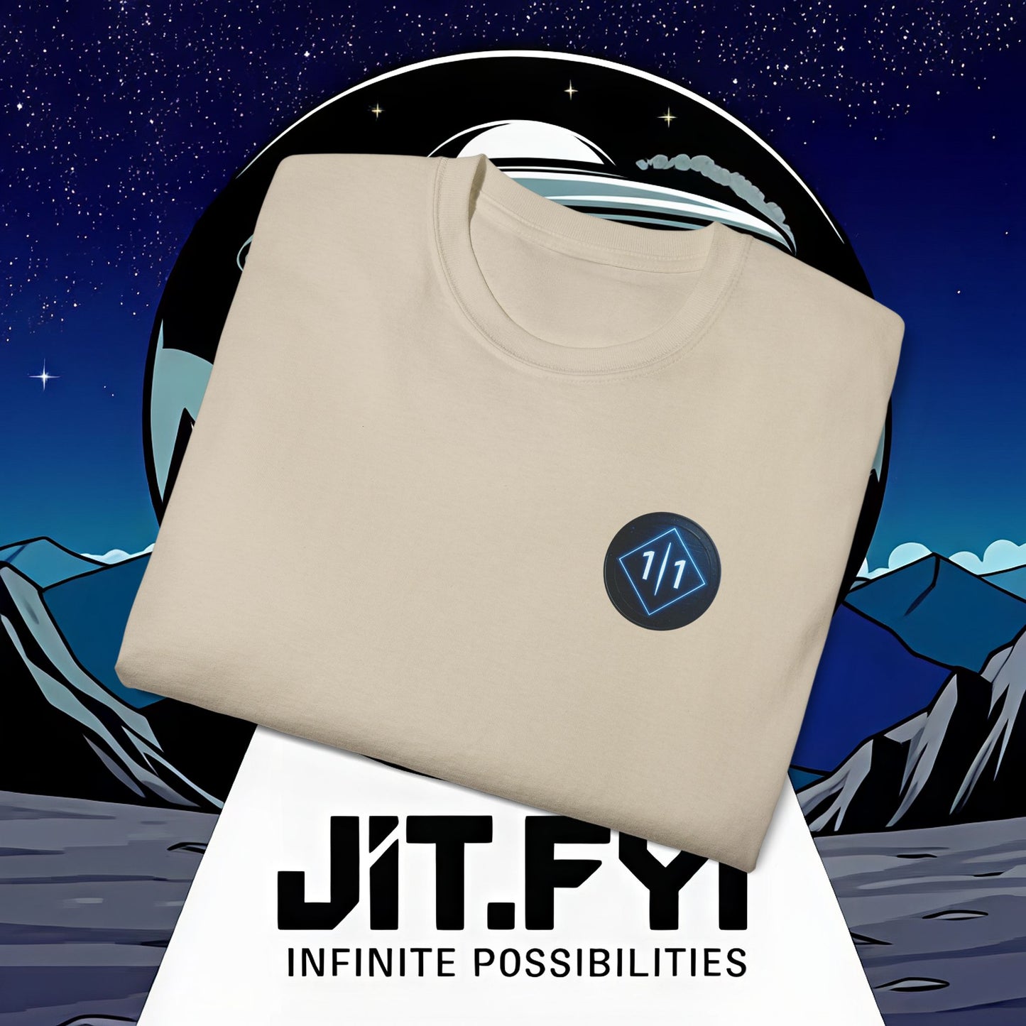 J1T.FYI Infinite Possibilities Astronaut T-Shirt