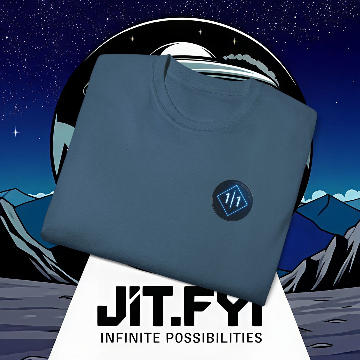 J1T.FYI Infinite Possibilities Astronaut T-Shirt