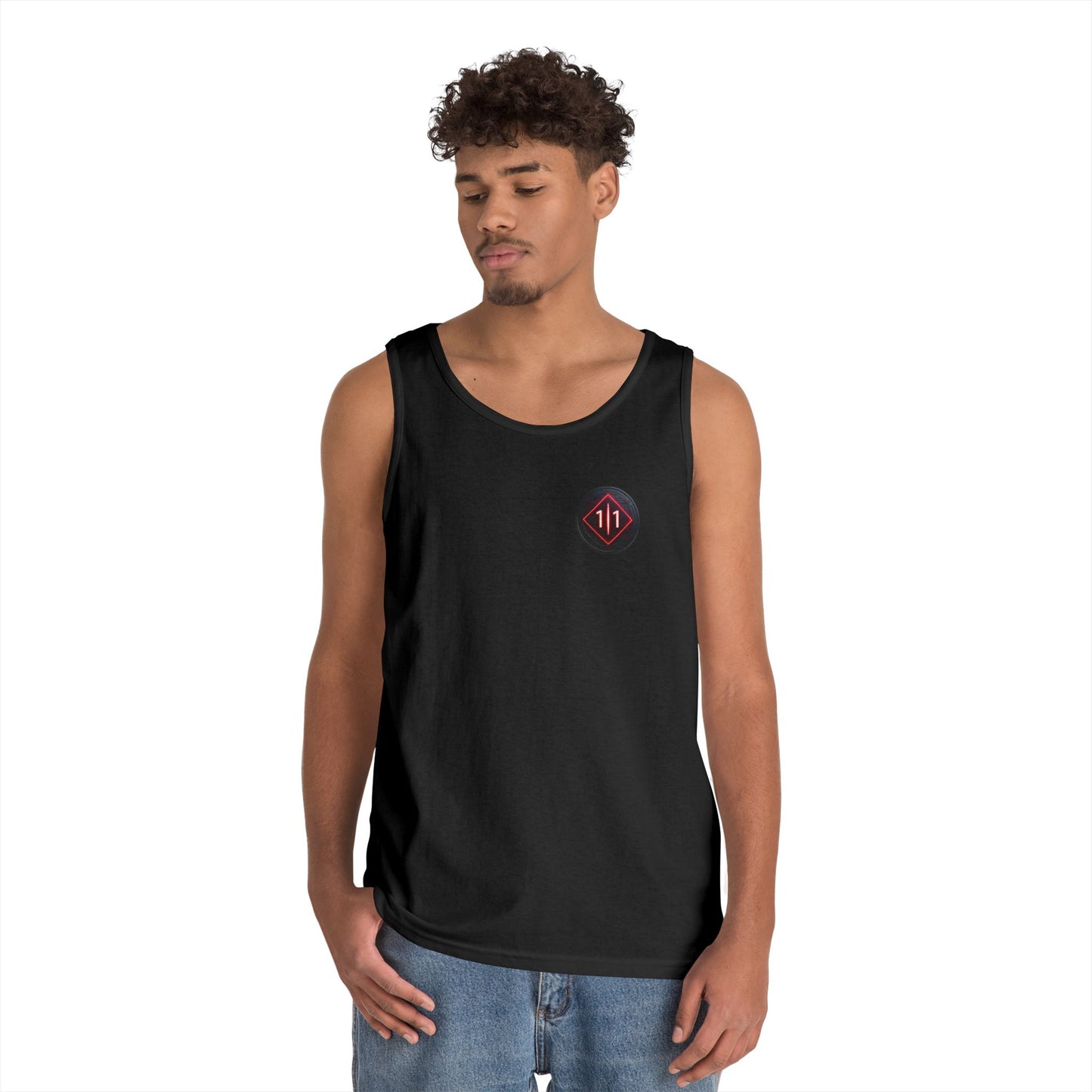 J1.T Unisex Heavy Cotton Tank Top with O.G Logo