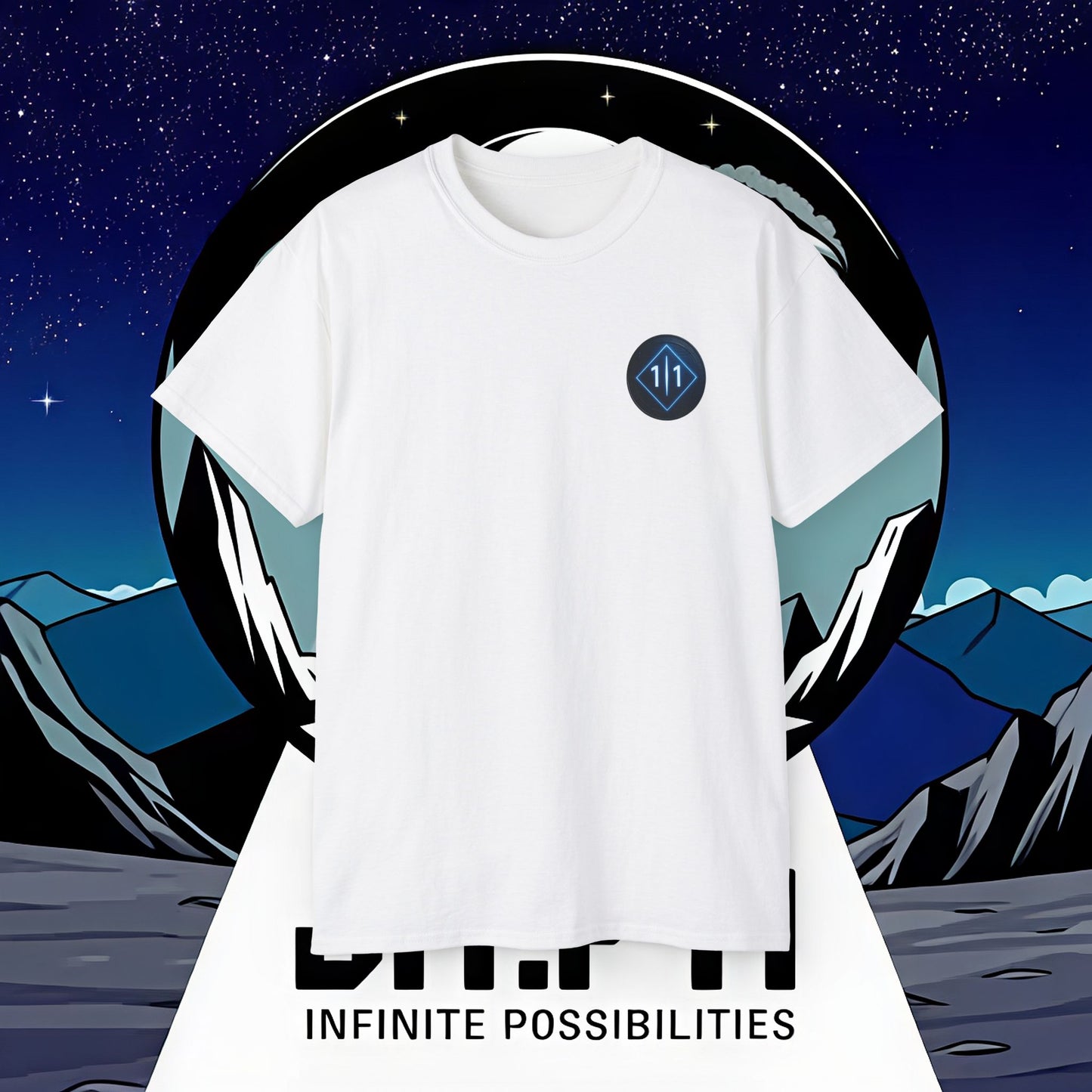 J1T.FYI Infinite Possibilities Astronaut T-Shirt