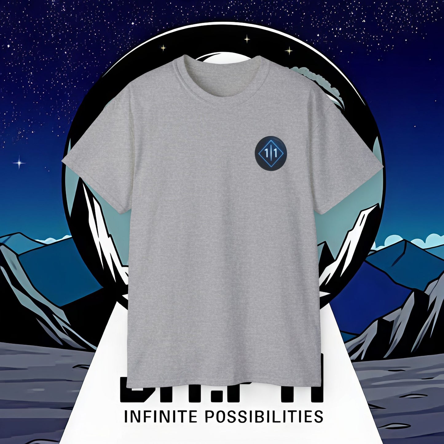 J1T.FYI Infinite Possibilities Astronaut T-Shirt