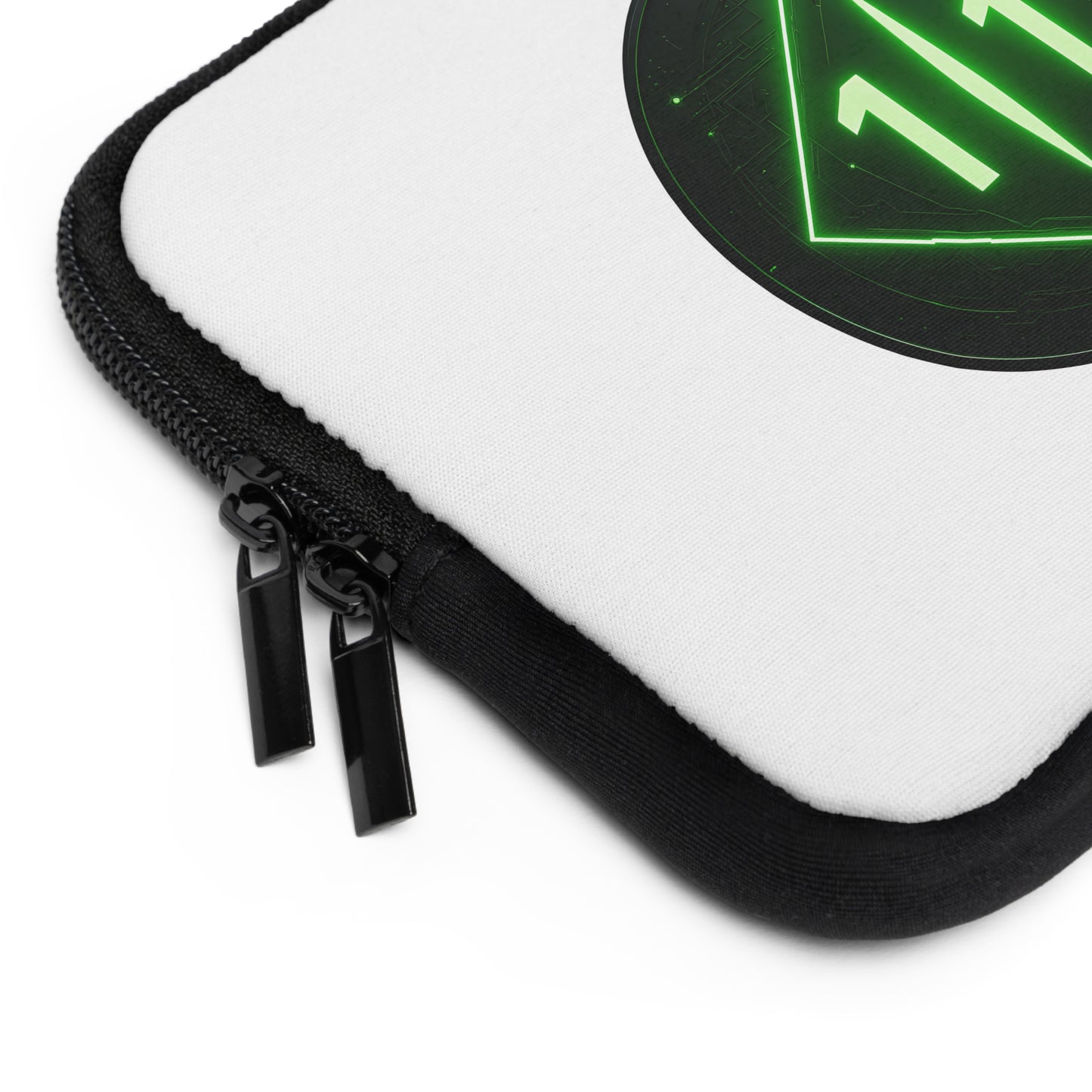 J1T.FYI Futuristic Laptop Sleeve with O.G Green LOGO