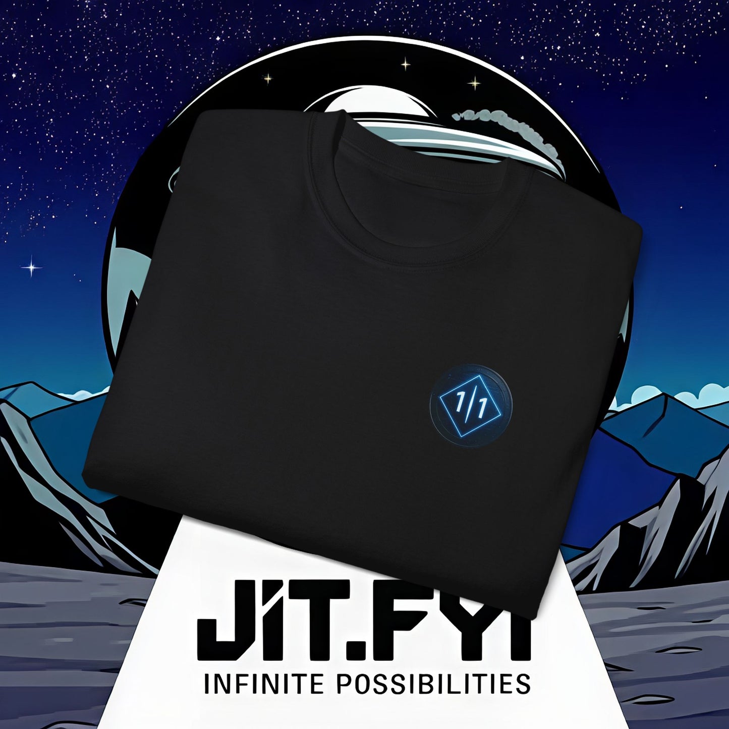 J1T.FYI Infinite Possibilities Astronaut T-Shirt