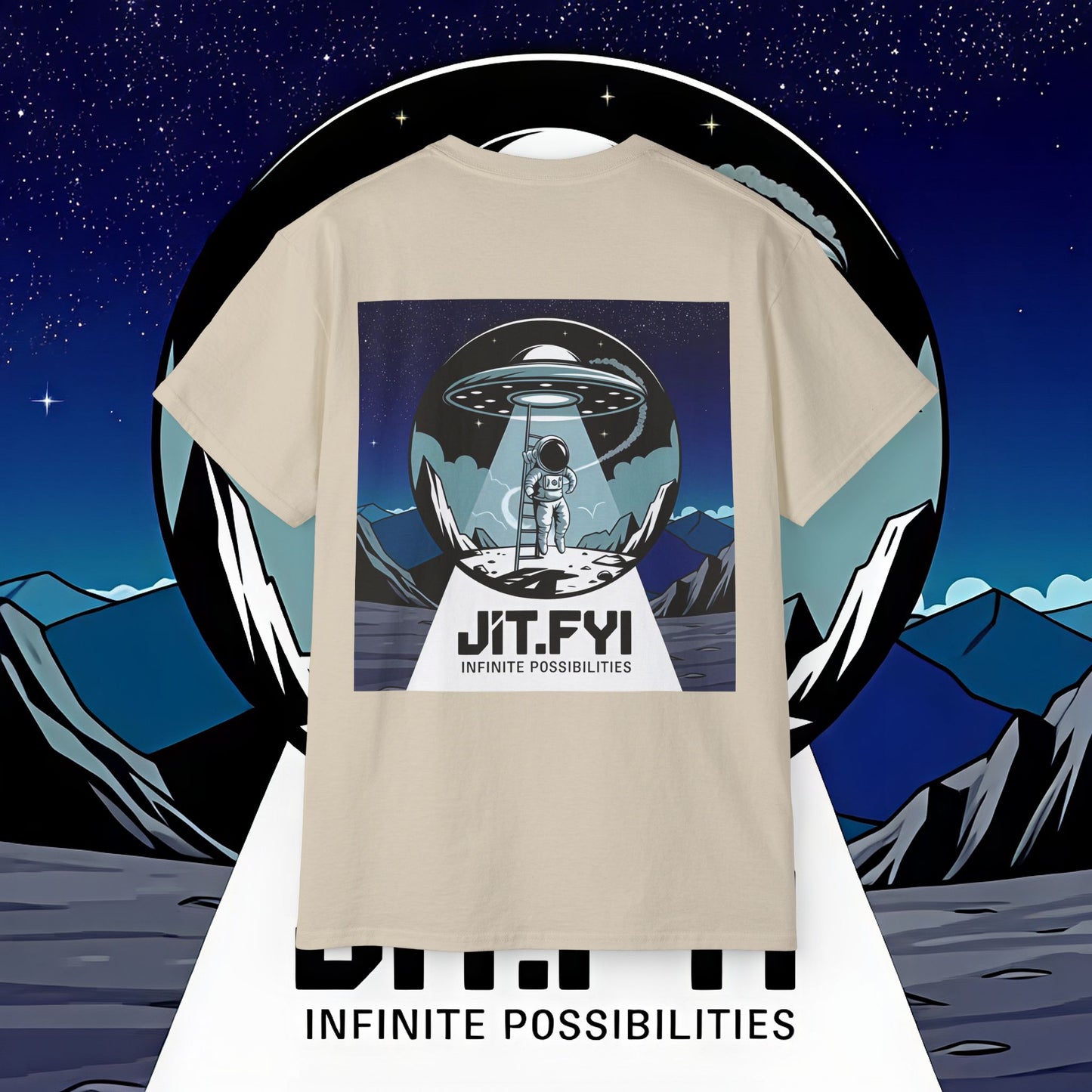 J1T.FYI Infinite Possibilities Astronaut T-Shirt
